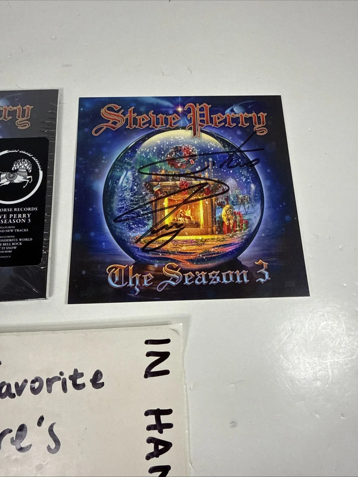 Steve Perry - The Season 3 CD - Autographed Signed Art Card IN HAND NEW!, image 3