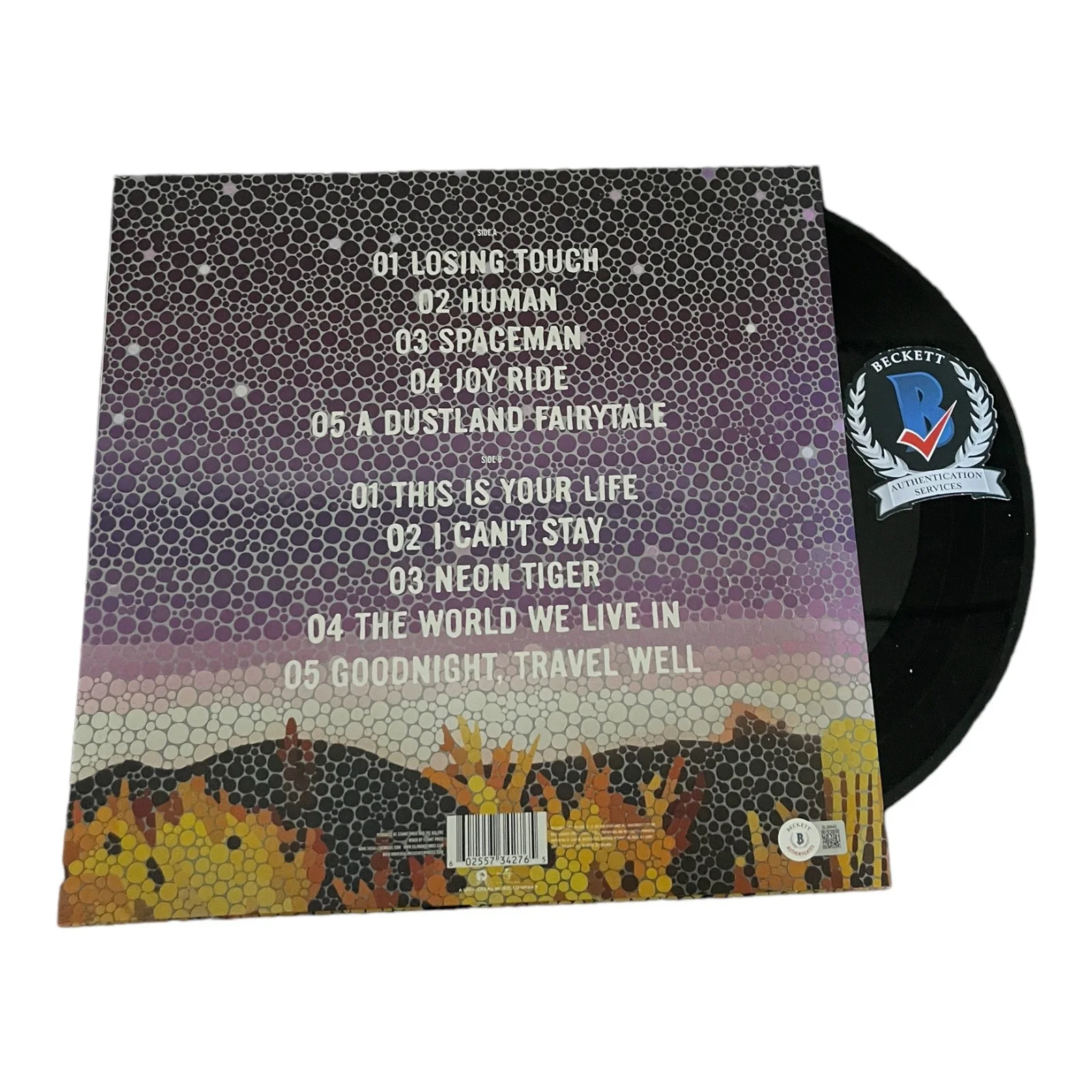 BRANDON FLOWERS SIGNED AUTOGRAPH THE KILLERS DAY & AGE ALBUM LP VINYL BAS, изображение 2