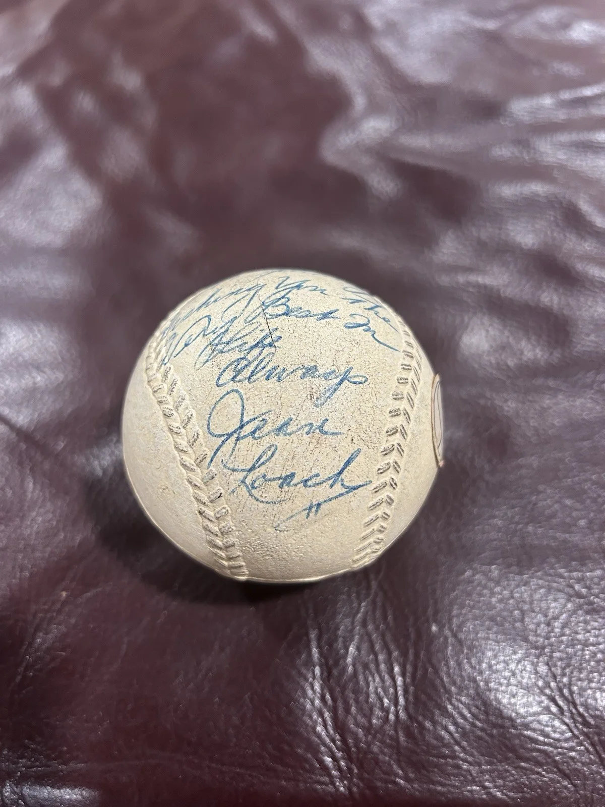 Jean Loach — Rare Jean Loach signed Rubber Detroit Tigers Baseball Actress Model Singer 1960s, изображение 2