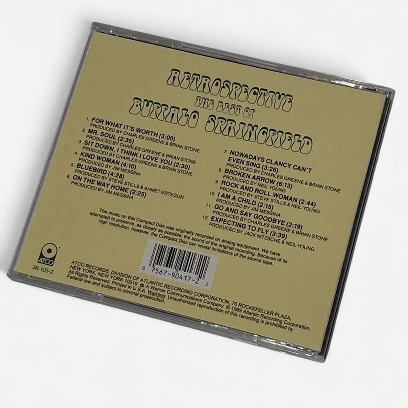Retrospective: The Best of Buffalo Springfield Greatest Hits CD, изображение 5