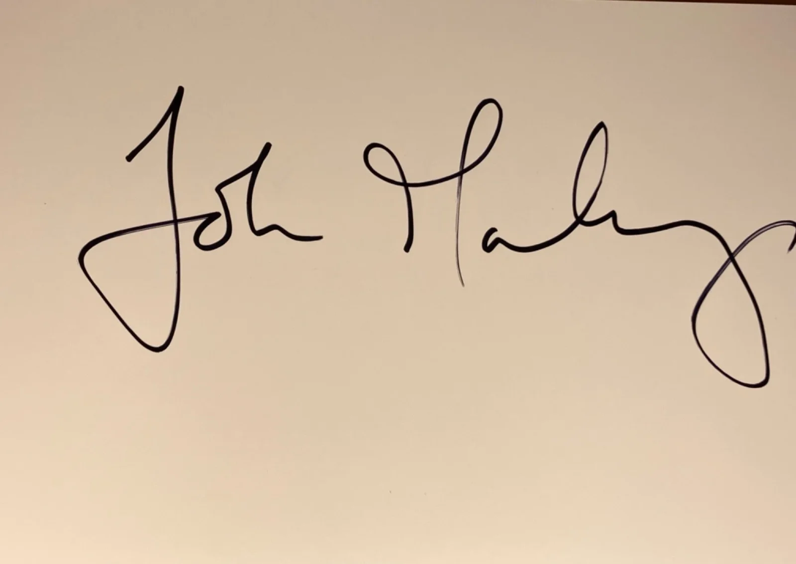 Hand SIGNED John Mulaney 11x8.5 Blank Photo Paper - Comedian Kid Gorgeous, image 3