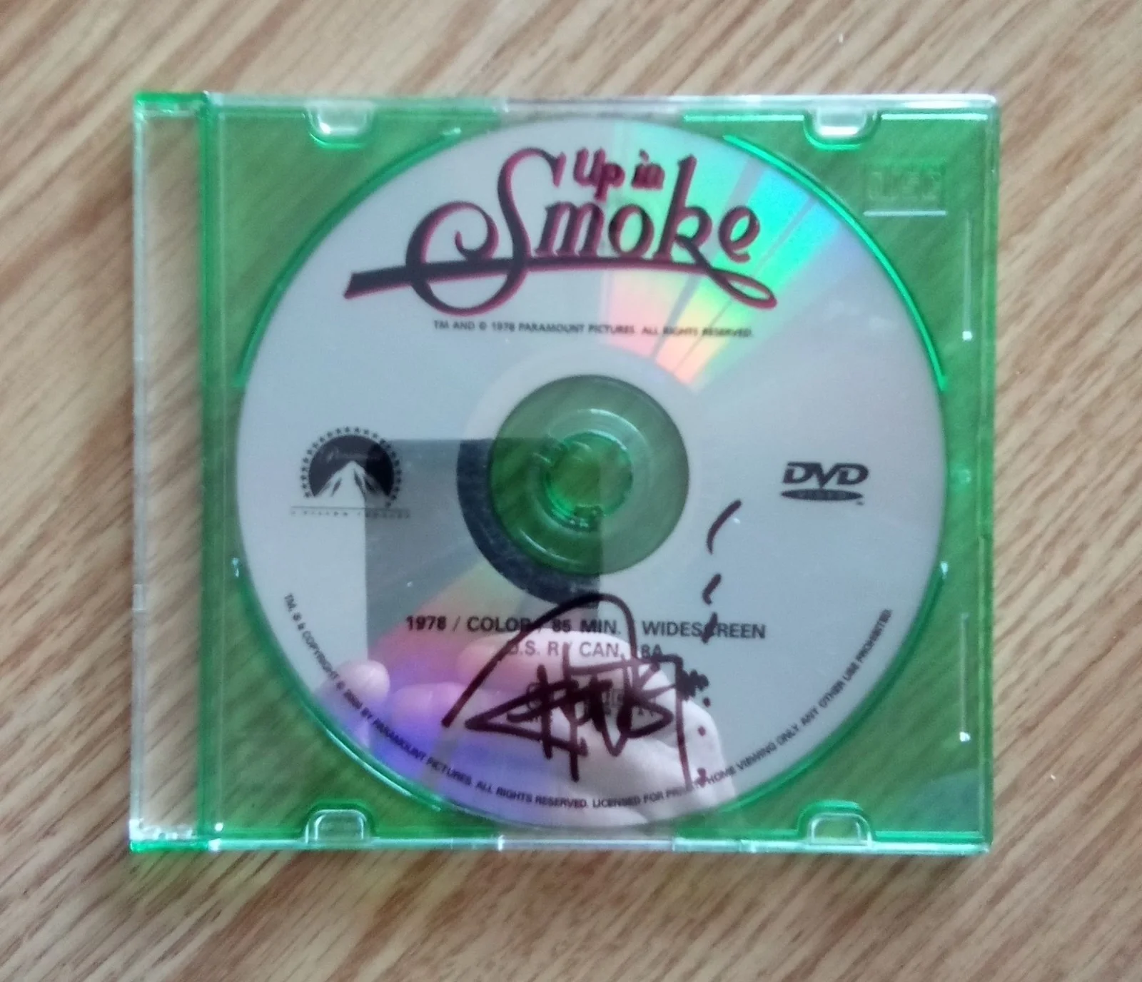 Tommy Chong — Tommy Chong Signed DVD Up In Smoke That 70 Show Zootopia Autographed, image 4