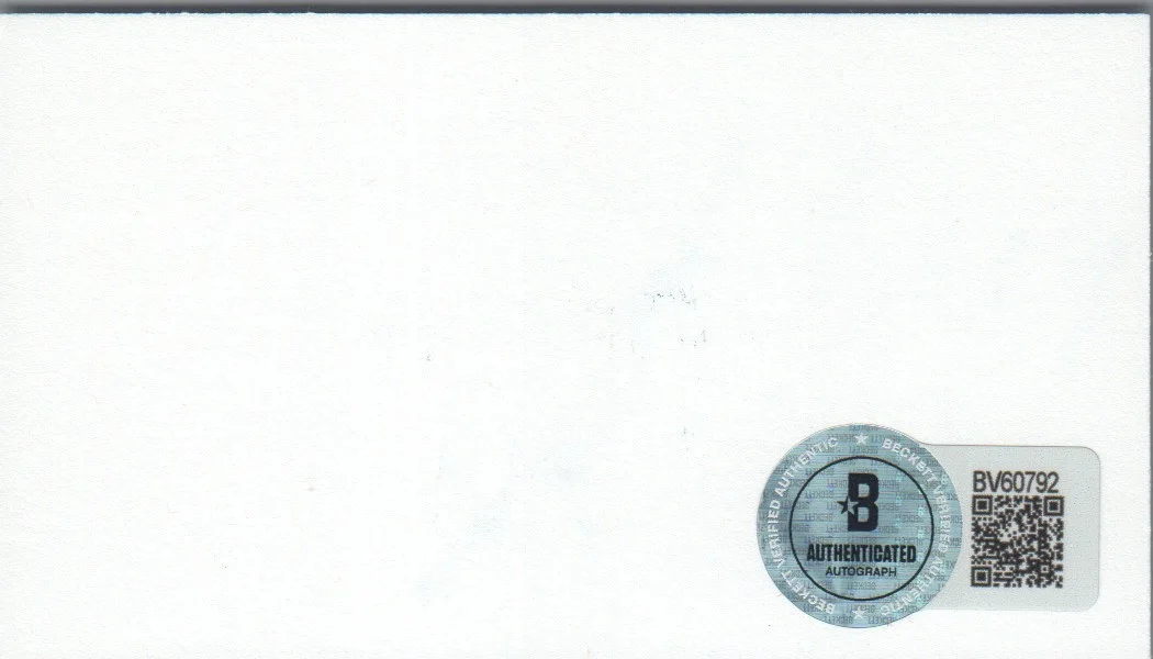 CHRISTIAN BALE — CHRISTIAN BALE SIGNED AUTOGRAPH AMERICAN PSYCHO BUSINESS CARD BECKETT BAS, изображение 2