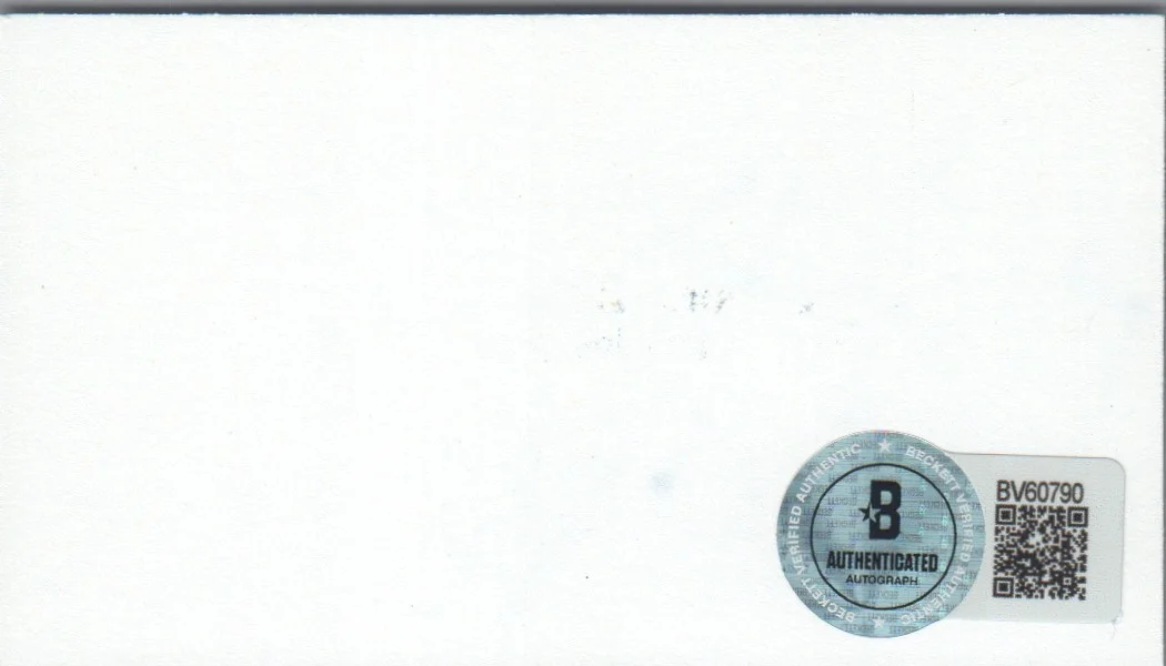 CHRISTIAN BALE — CHRISTIAN BALE SIGNED AUTOGRAPH AMERICAN PSYCHO BUSINESS CARD BECKETT BAS, изображение 2