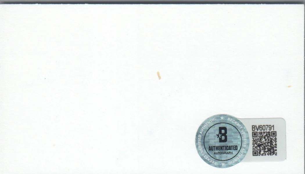 CHRISTIAN BALE — CHRISTIAN BALE SIGNED AUTOGRAPH AMERICAN PSYCHO BUSINESS CARD BECKETT BAS, изображение 2