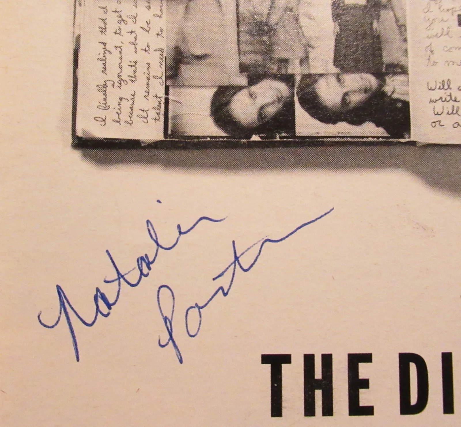 NATALIE PORTMAN, JONATHAN KAPLAN — NATALIE PORTMAN SIGNED IN PERSON PLAYBILL DIARY OF ANNE FRANK WITH ONE OTHER, изображение 3