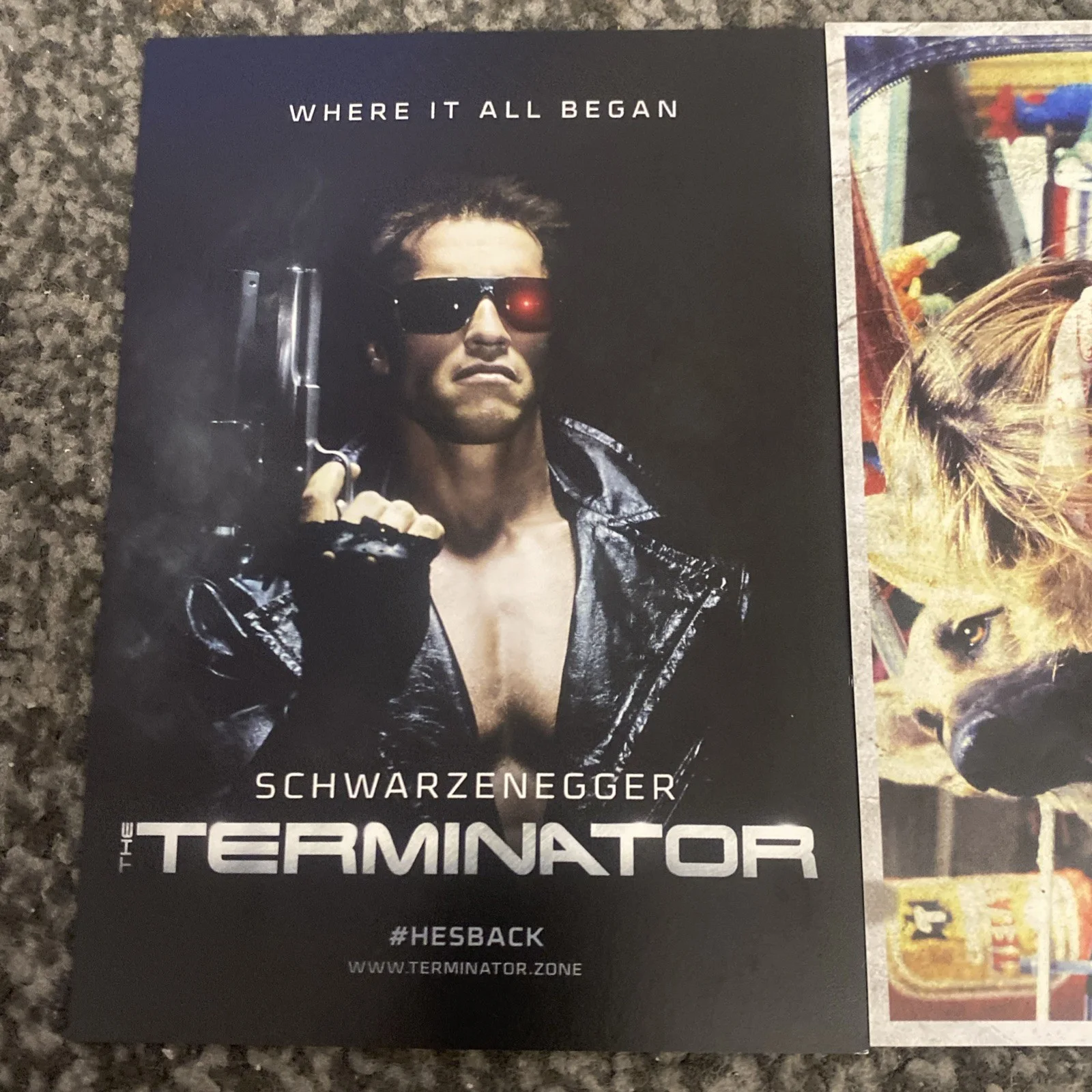 Terminator Postcards Release Supported By SFX Films VGC, image 2