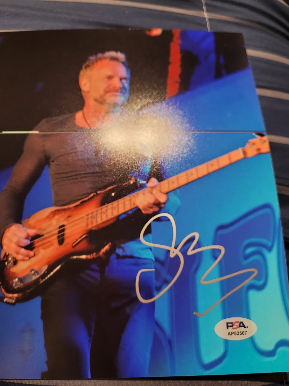 Sting The Police Signed autograph 8x10 PSA COA Legendary Copeland, image 2