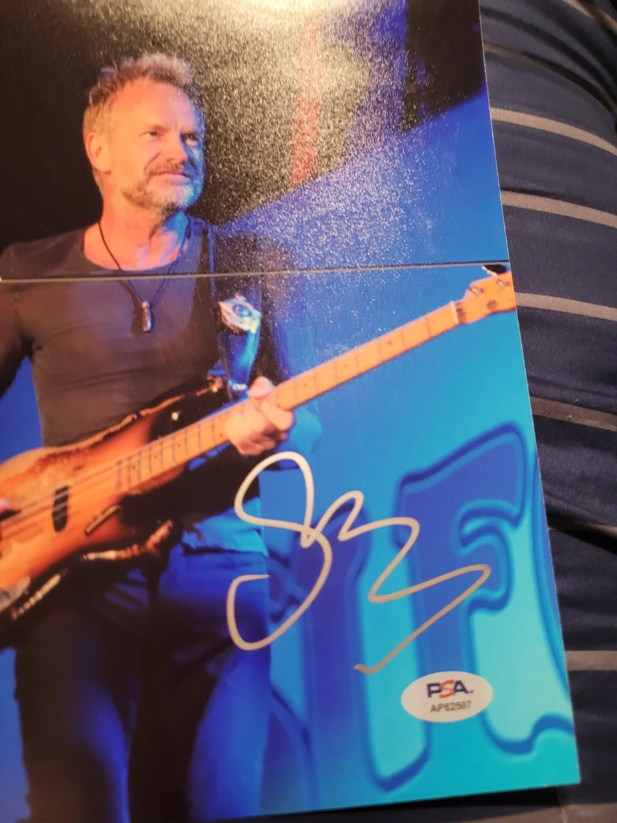 Sting The Police Signed autograph 8x10 PSA COA Legendary Copeland, image 3