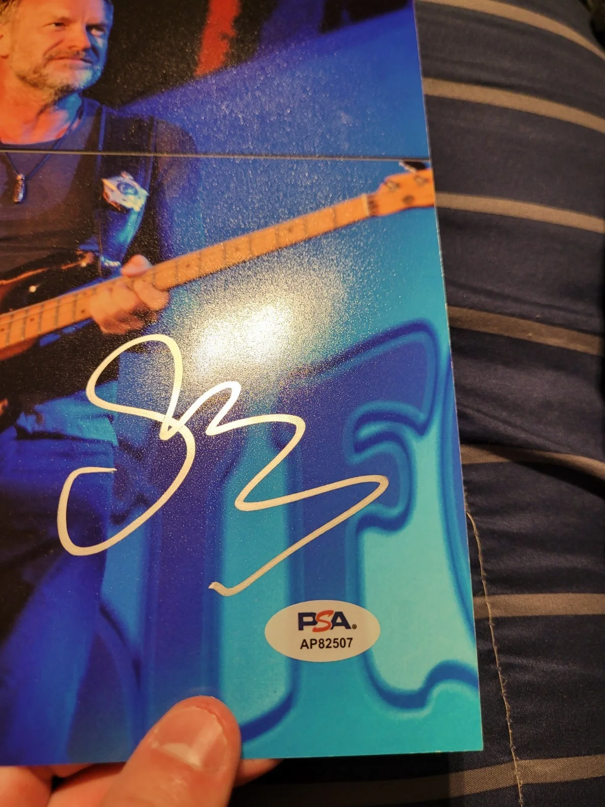 Sting The Police Signed autograph 8x10 PSA COA Legendary Copeland, image 4