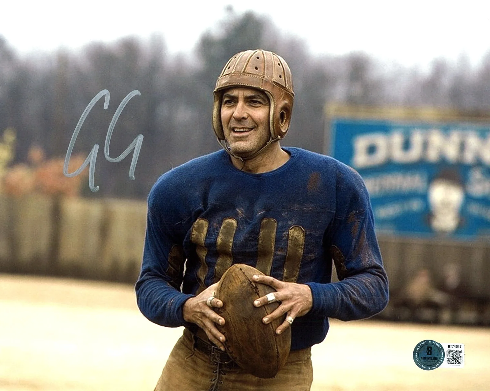 GEORGE CLOONEY — GEORGE CLOONEY O BROTHER WHERE ART THOU? SIGNED AUTOGRAPH 8X10 PHOTO BAS BECKETT
