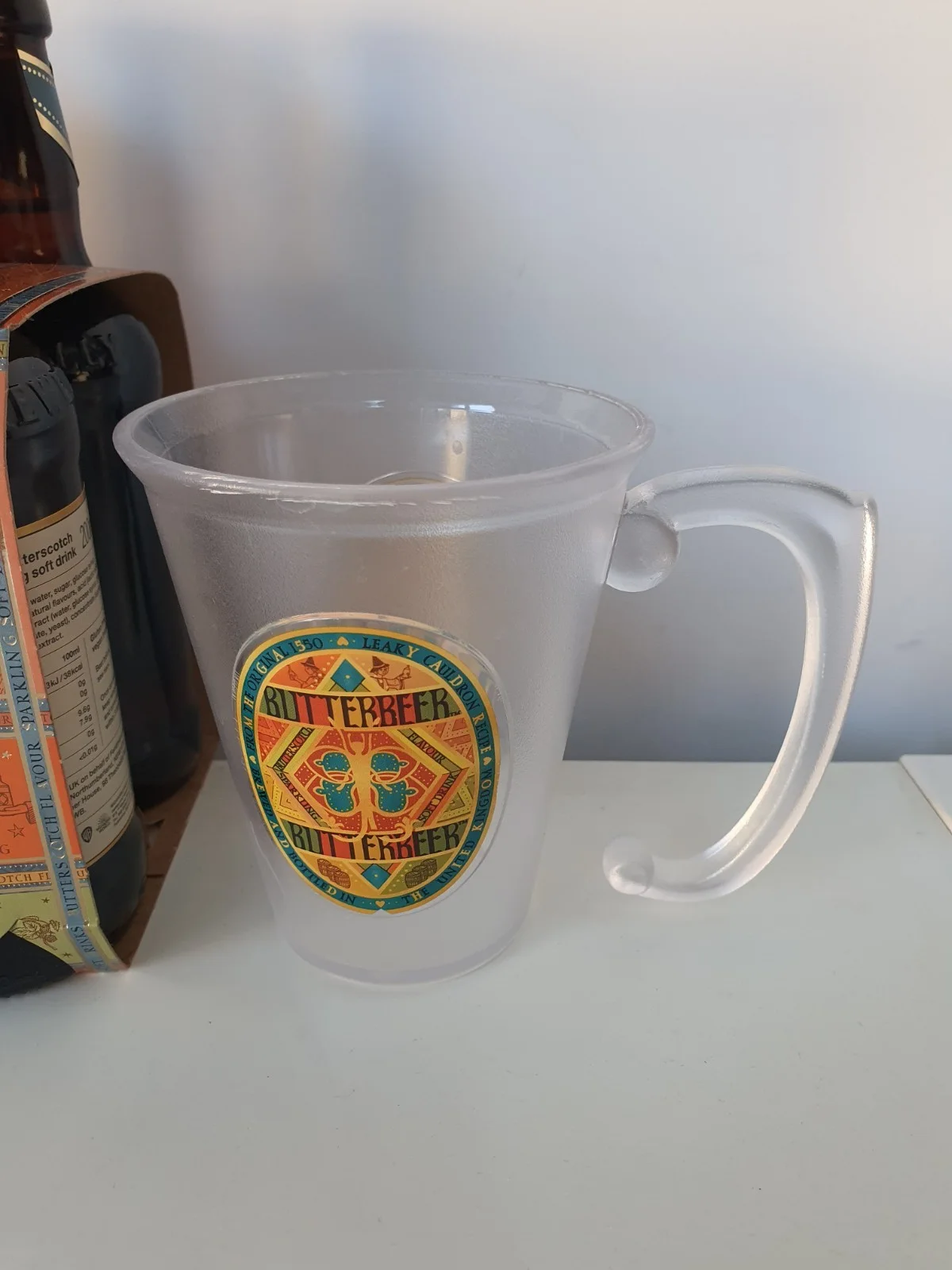 Harry Potter Butterbeer x 4 With Pair Of Plastic Glass Warner Bros Studio, изображение 5