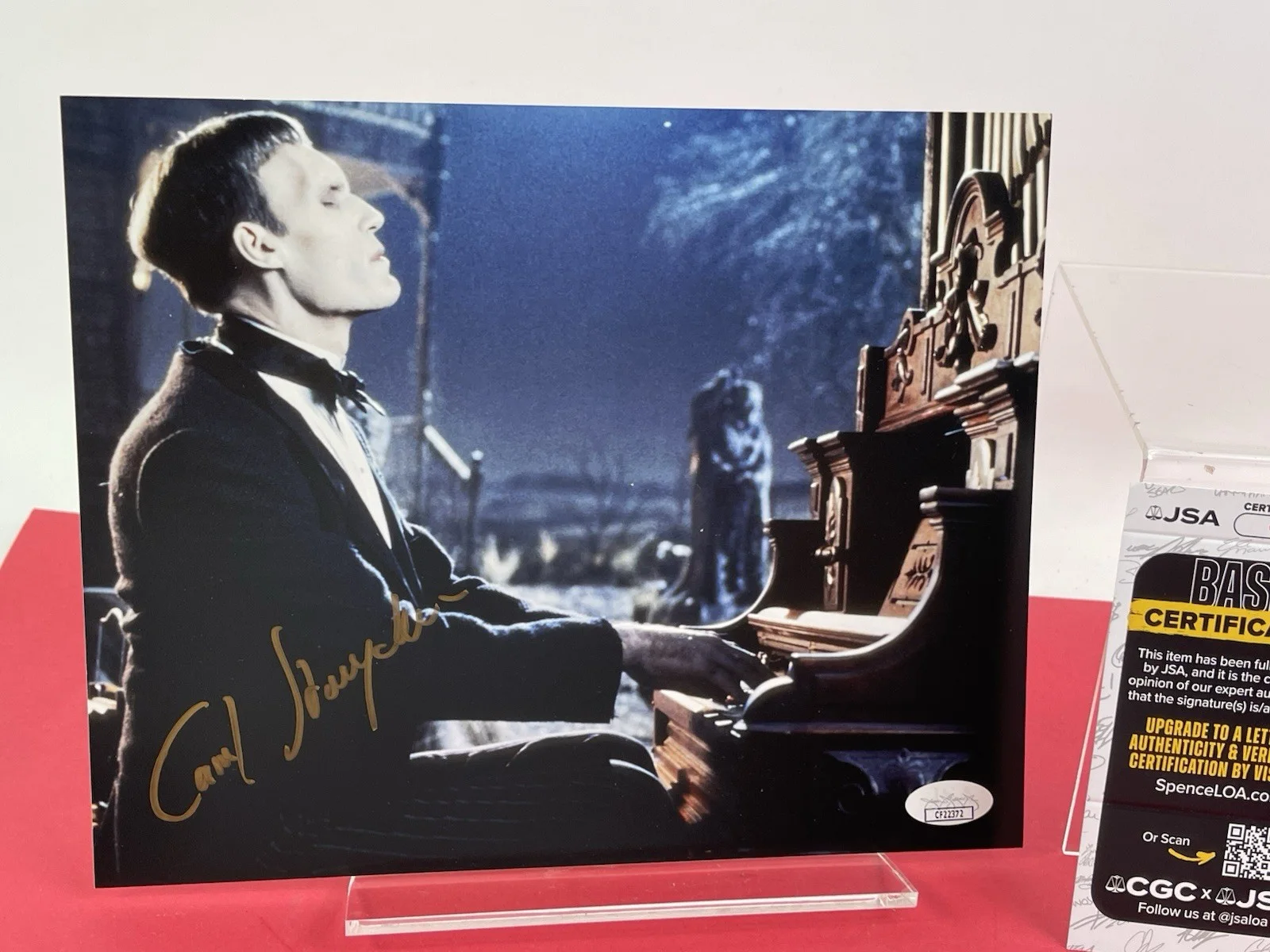The Addams Family Movie 1991 , Carel Struycken hand signed 8x10 JSA Certified, изображение 2