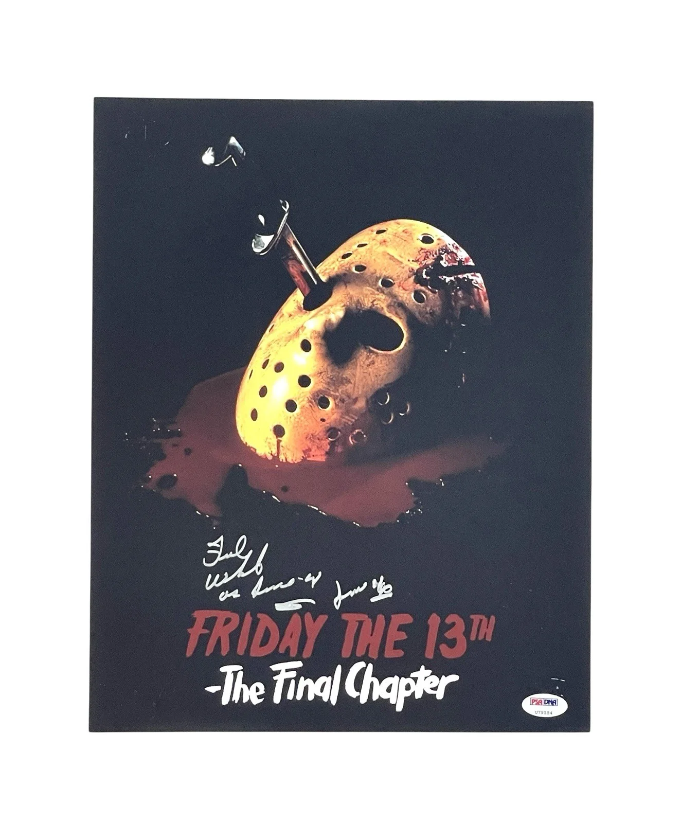 Ted White — Ted White Signed 11x14 Friday the 13th Part 4 Photo – Jason Voorhees Horror PSA, image 2