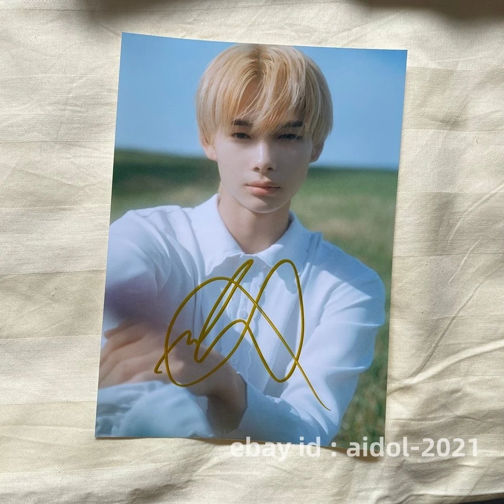 ENHYPEN NI KI NI-KI Autographed Signed Photo K-POP Collection 4*6 202512 #Nice, image 5