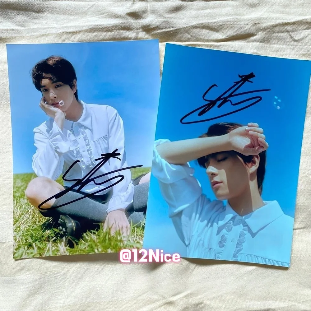 ENHYPEN JAKE Autographed Signed Photo K-POP Collection 4*6 202512 #Nice, изображение 2