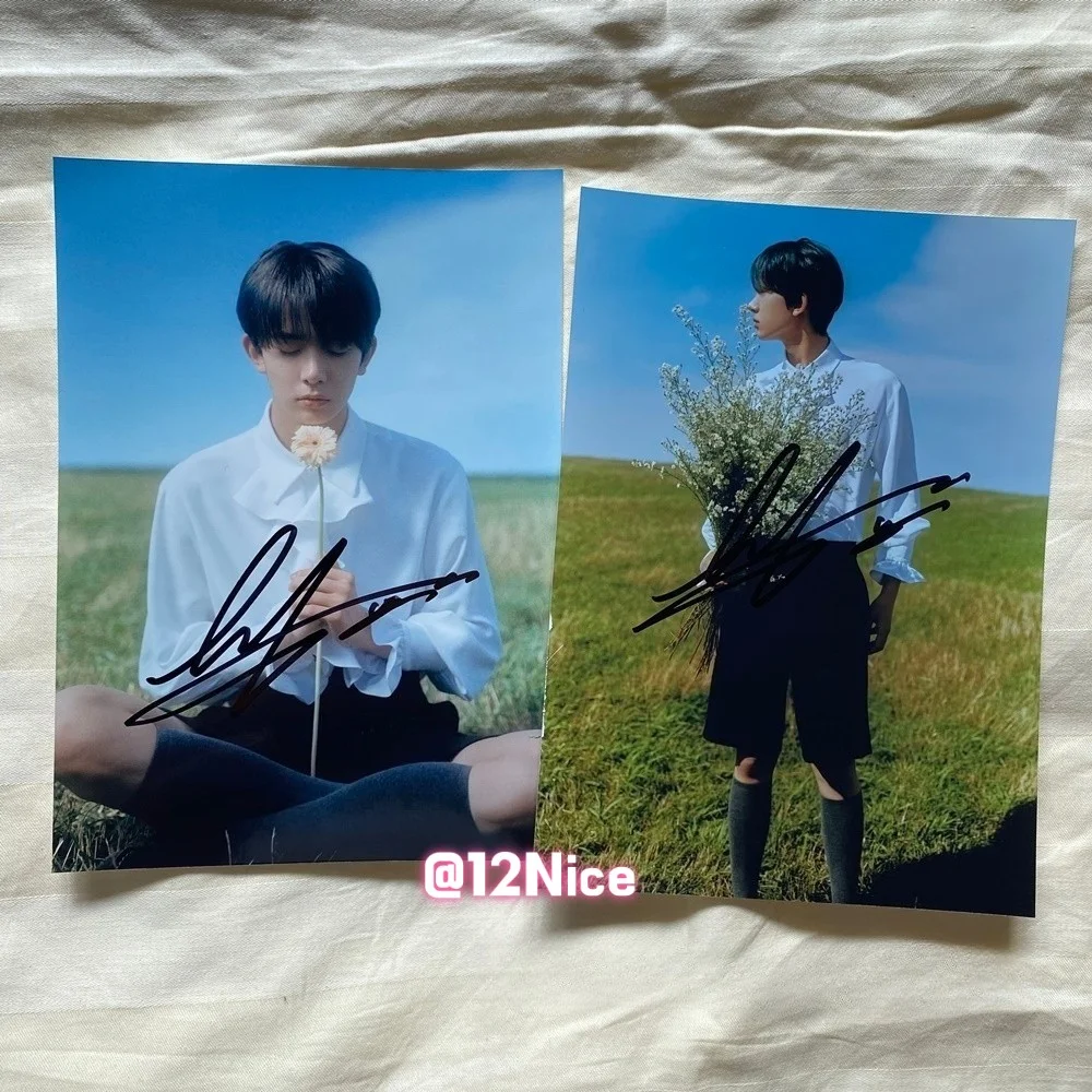 ENHYPEN HEESEUNG Autographed Signed Photo K-POP Collection 4*6 202512 #Nice, изображение 2