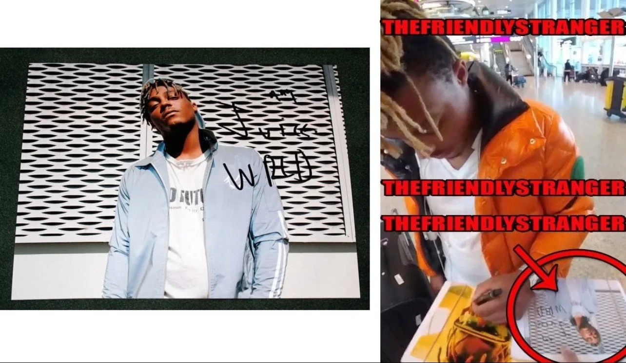 Juice WRLD Signed Autographed 8x10 PSA/DNA Authenticated Photo Proof, image 3