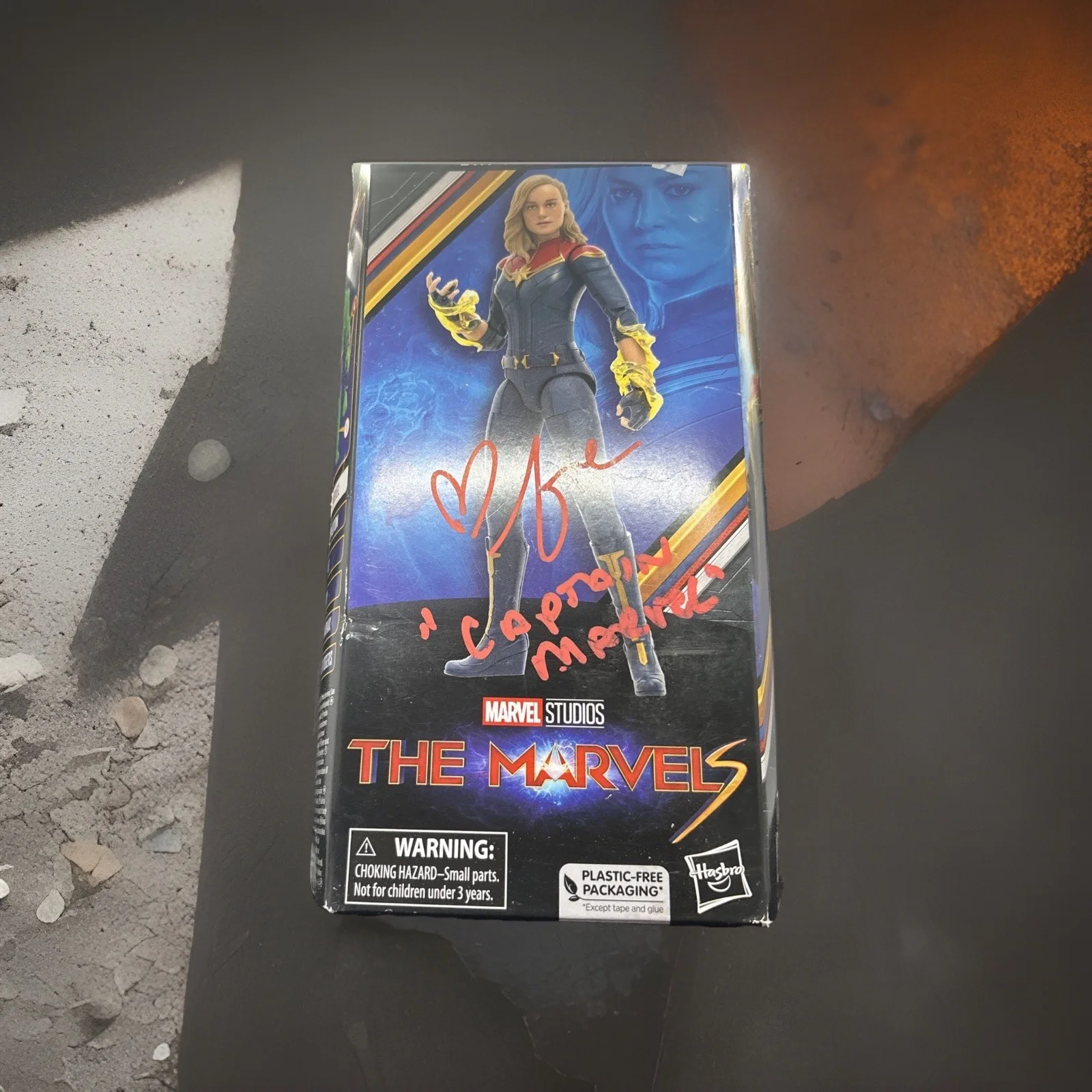 Brie Larson — BRIE LARSON SIGNED CAPTAIN MARVEL ACTION FIGURE - AUTOGRAPH W/TSA COA#3010081