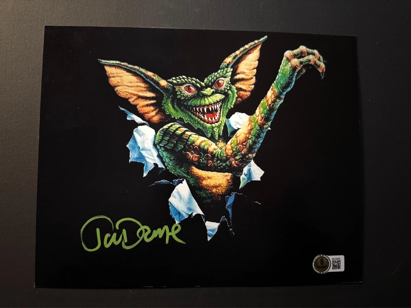 Joe Dante — Joe Dante Rare! autographed signed Gremlins director 8x10 photo Beckett BAS coa