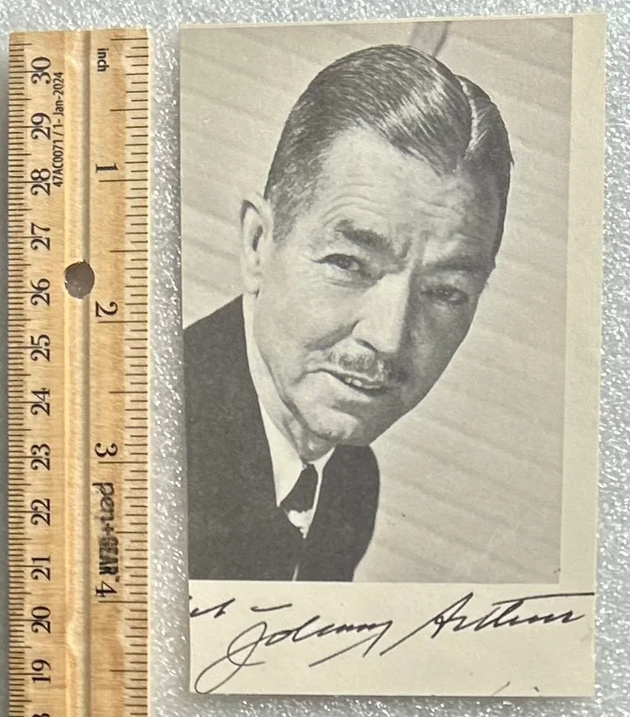JOHNNY ARTHUR—SIGNED PHOTO—Stage+Film Comic—8 Roach:Spanky+Darla Dad•Chaney•Marx, изображение 2