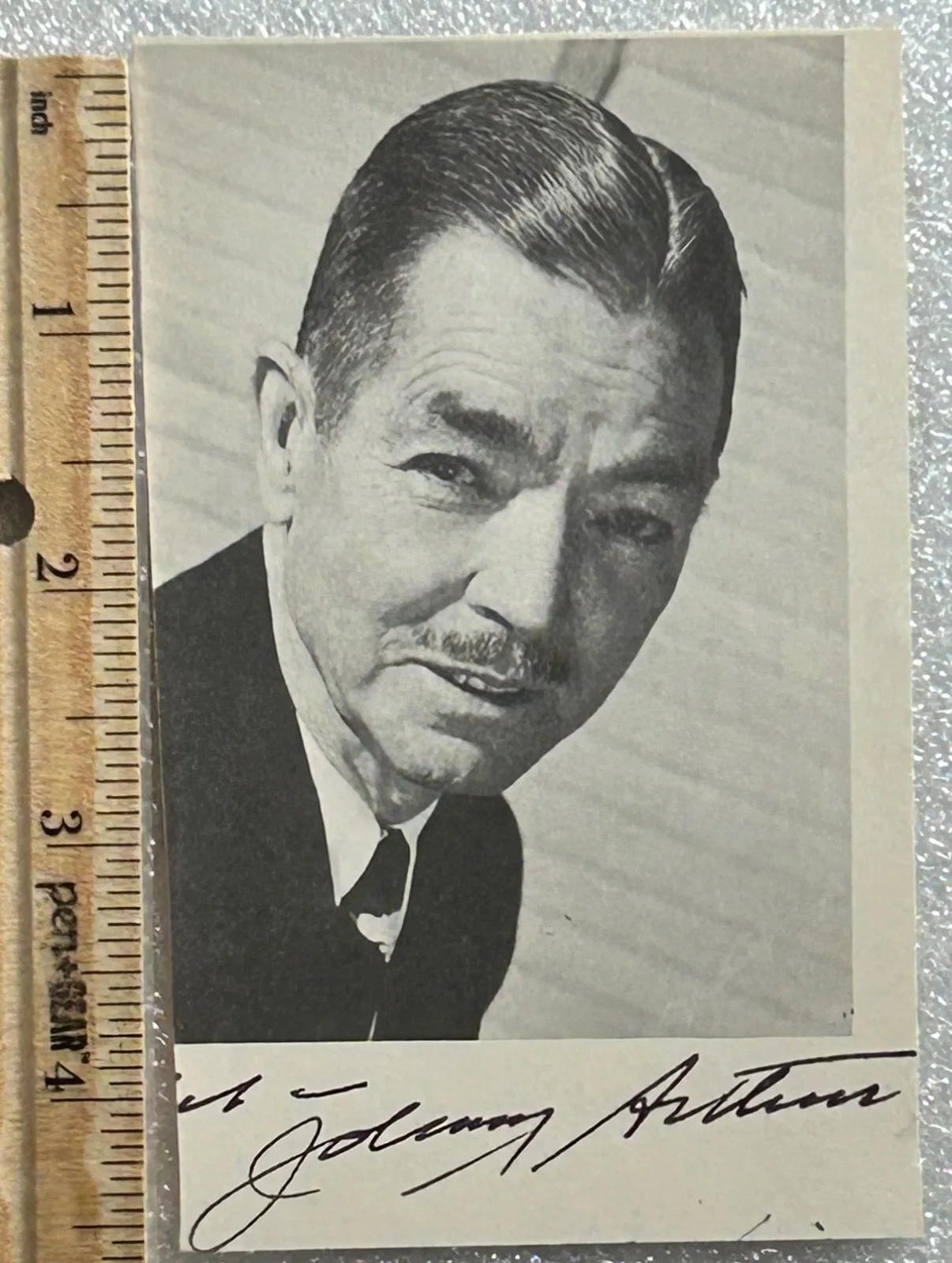 JOHNNY ARTHUR—SIGNED PHOTO—Stage+Film Comic—8 Roach:Spanky+Darla Dad•Chaney•Marx, изображение 3