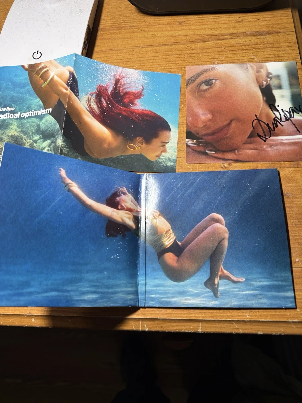 Dua Lipa Radical Optimism CD & Booklet with Signed Insert Autographed, image 2