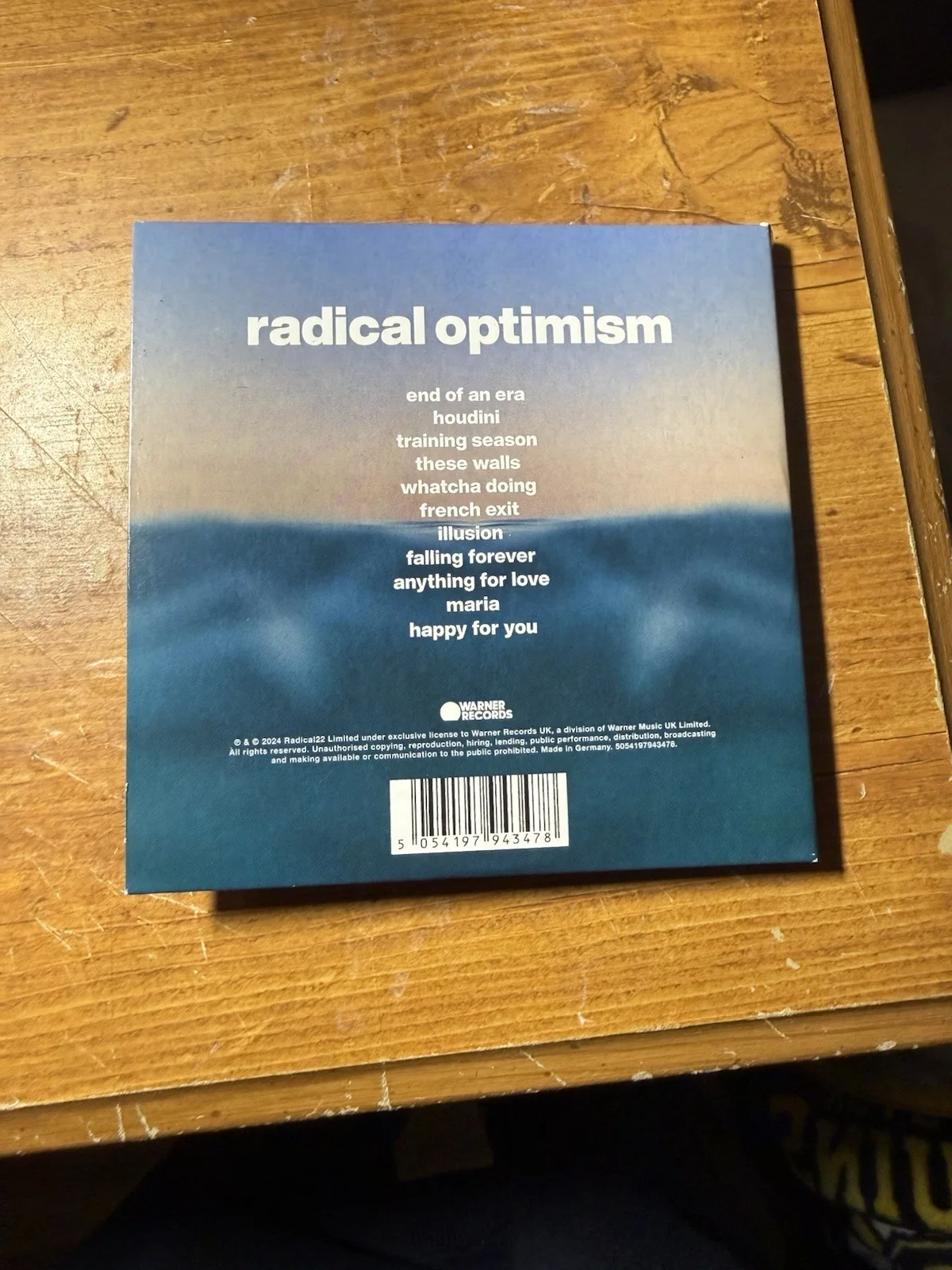 Dua Lipa Radical Optimism CD & Booklet with Signed Insert Autographed, image 4