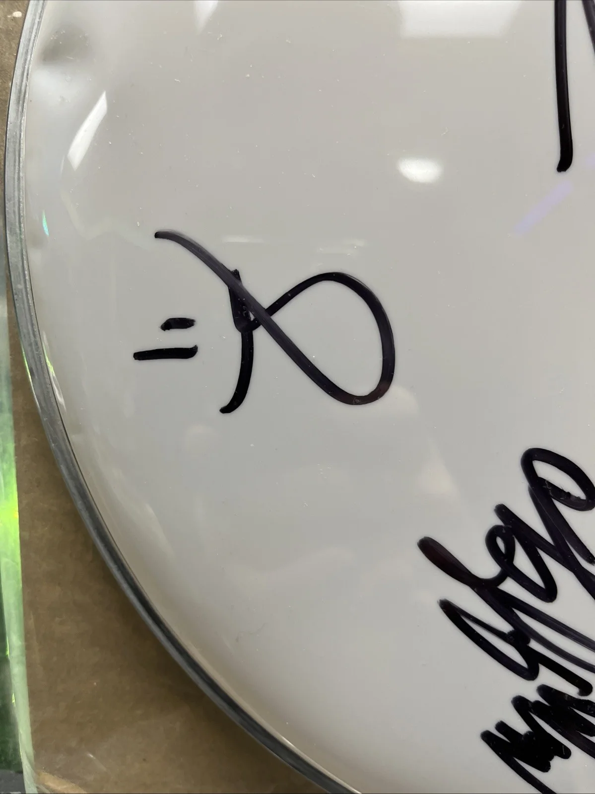 CRADLE OF FILTH AUTOGRAPHED DRUM HEAD., image 2