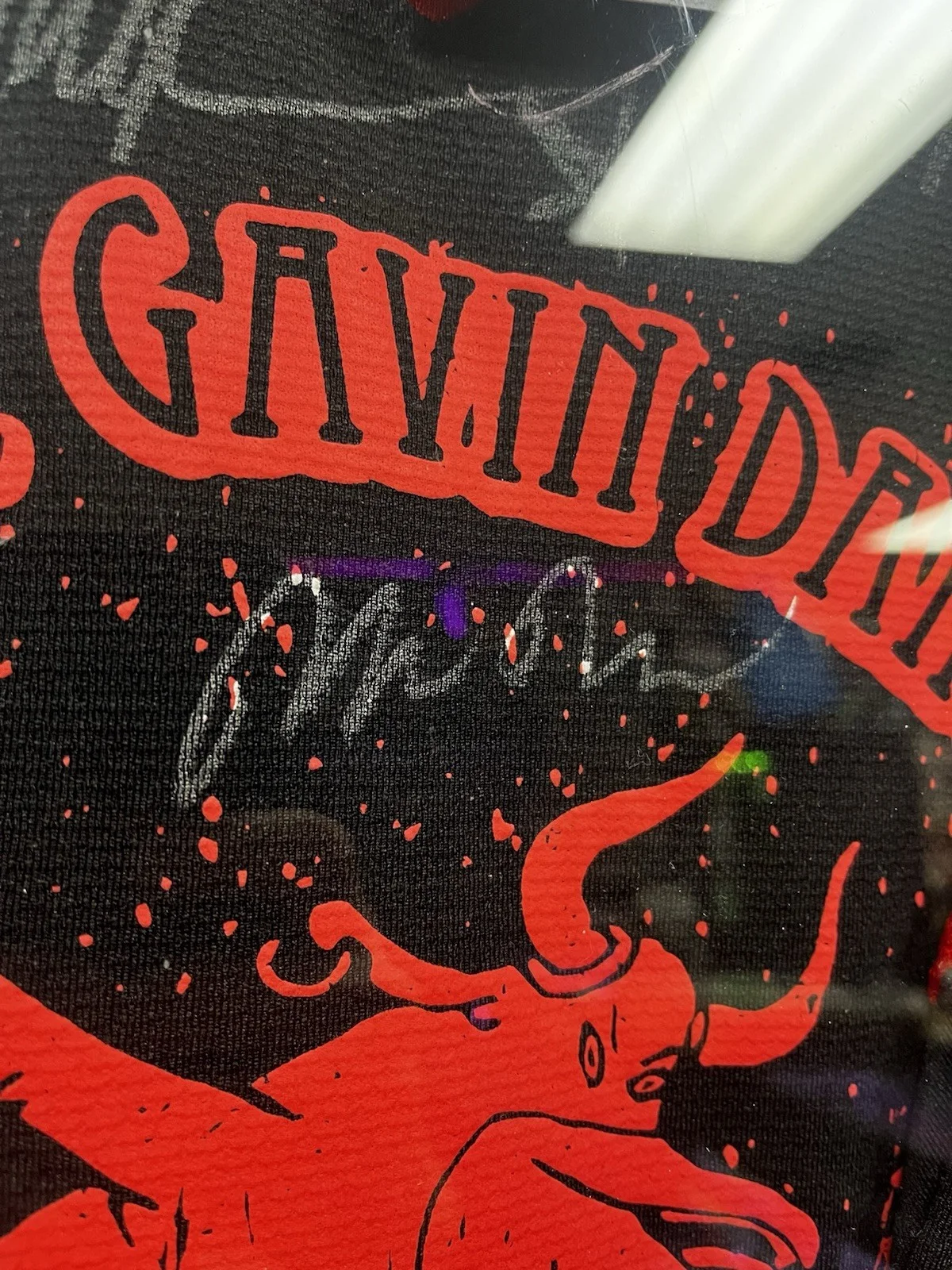 DANCE GAVIN DANCE Puck Hcky AUTOGRAPHED In A TIDY ME Frame 2XL Jersey. New., image 5