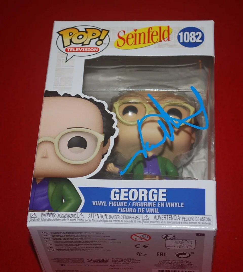 JASON ALEXANDER — JASON ALEXANDER Signed George Funko Pop 1082 Seinfeld Beckett COA BV81431, image 2