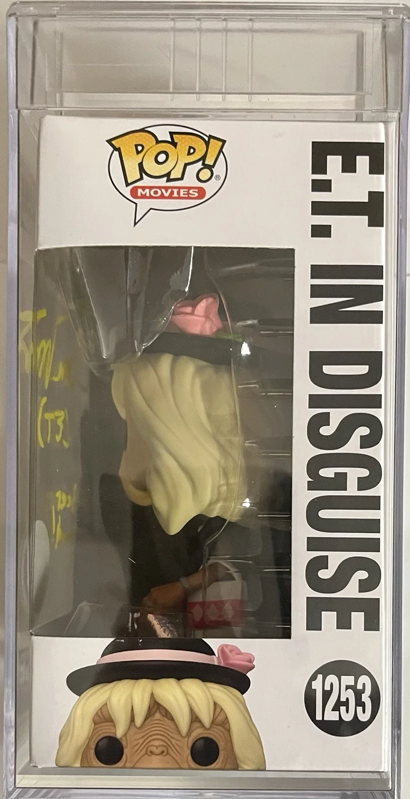 Matthew Demeritt — E.T. #1253 E.T. in Disguise Funko Pop! Signed by Matthew Demeritt / PSA NM-M 8, изображение 4