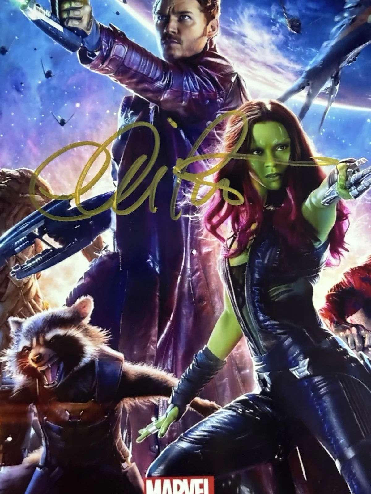 Chris Pratt Signed 8x12 Photo – Guardians of the Galaxy Autographed, изображение 2