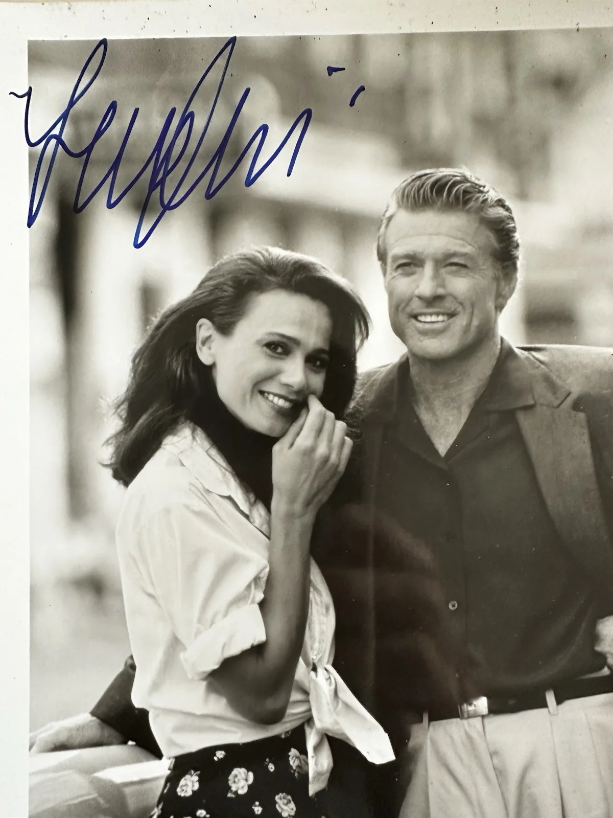 Lena Olin — Lena Olin signed Robert Redford’ Havana 8x10 photo, image 2