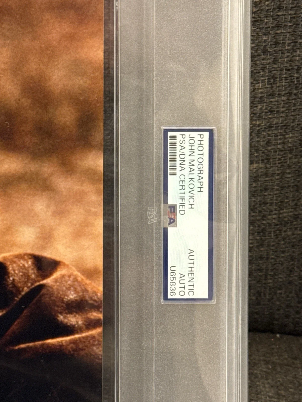 John Malkovich Signed With Rare FULL Name Signature PSA COA Slab Encapsulated, изображение 2