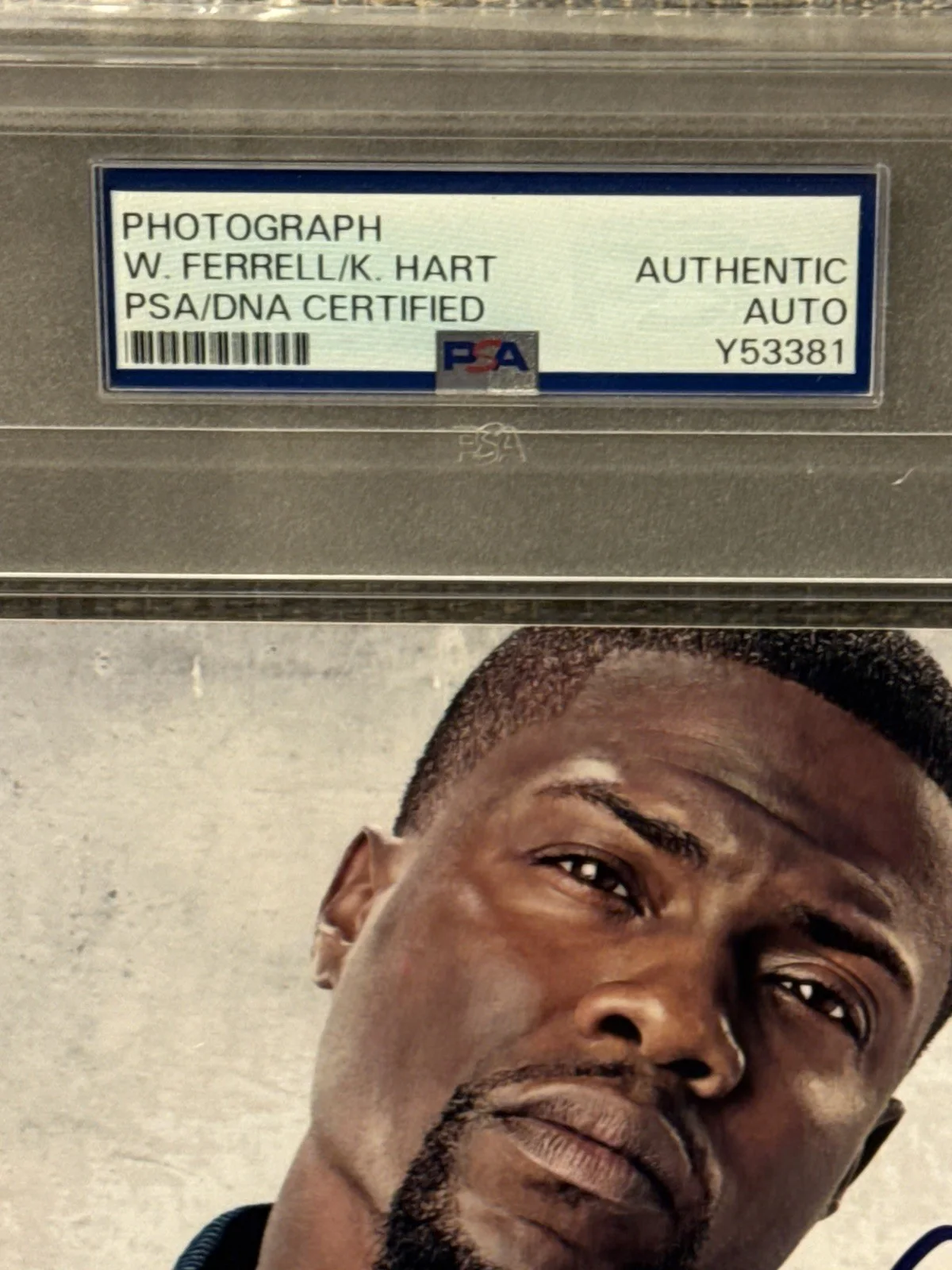 Kevin Hart Will Ferrell Signed Get Hard 8 X 10 PSA Slabbed COA, image 2