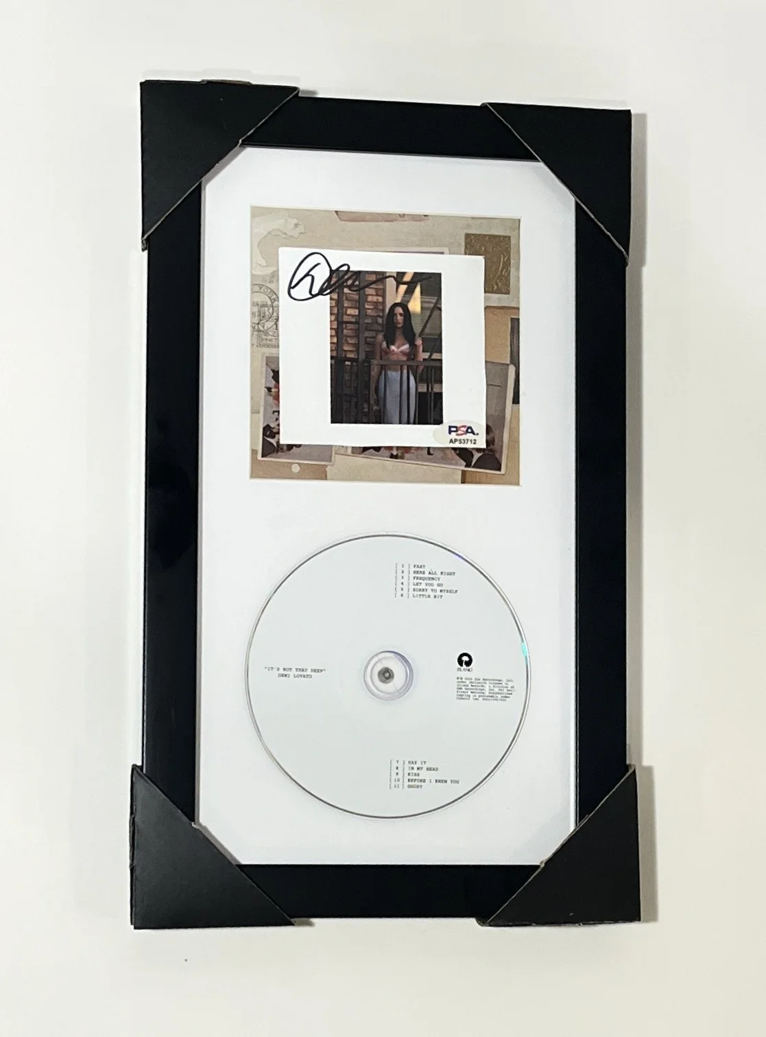 🎶Demi Lovato Signed Photo PSA Framed “It’s Not That Deep” CD Collectible 🎶, изображение 2