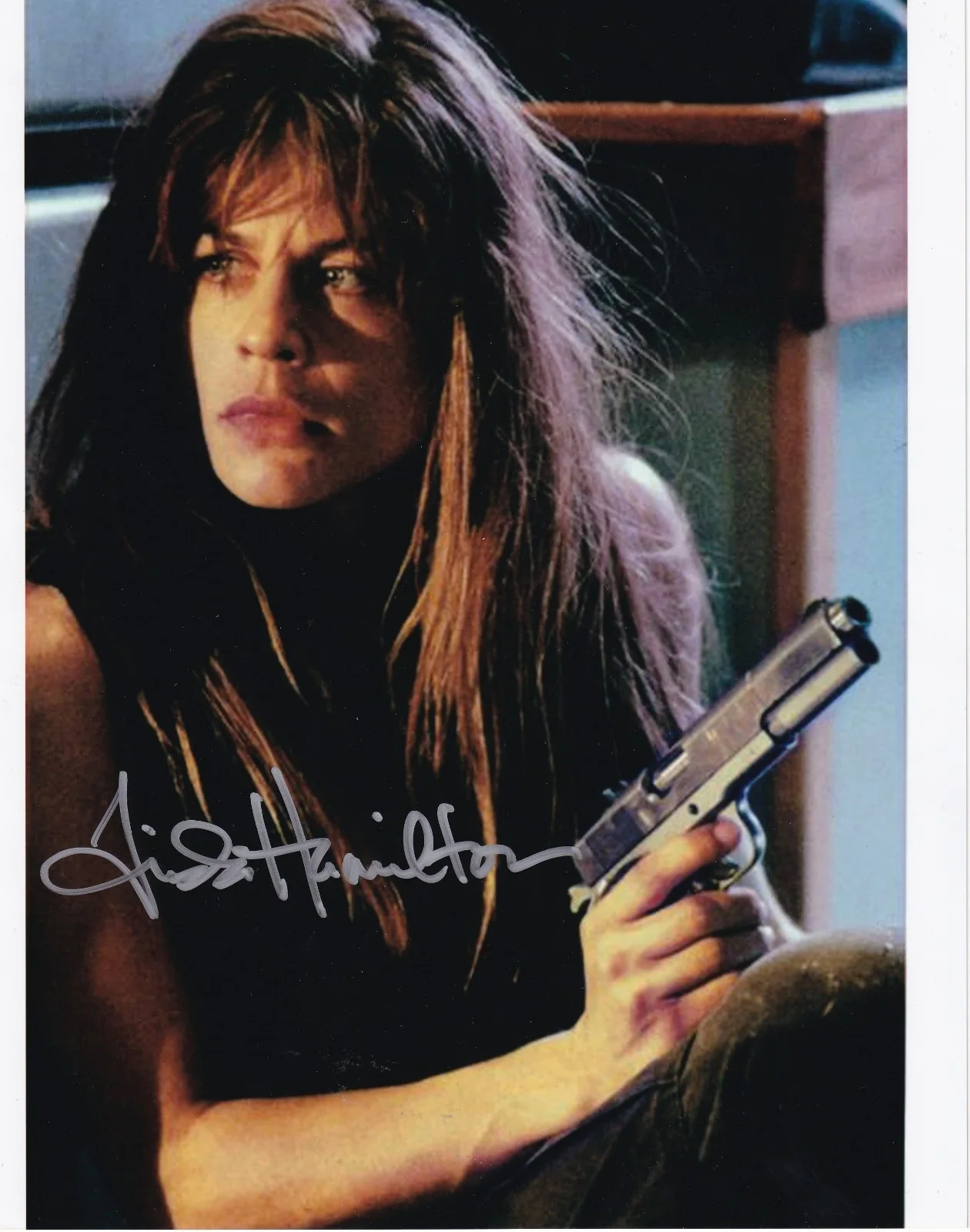 Linda Hamilton — Linda Hamilton Terminator Signed 8x10 Photo COA