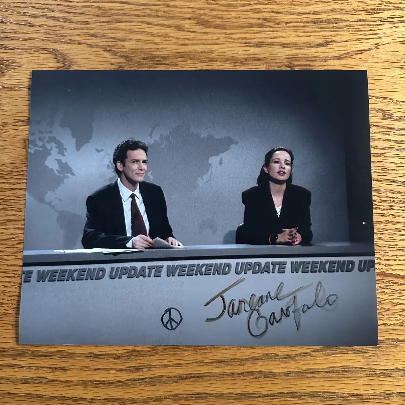 Janeane Garofalo — Janeane Garofalo Signed 8x10 Photo Saturday Night Live (SNL) Norm Macdonald