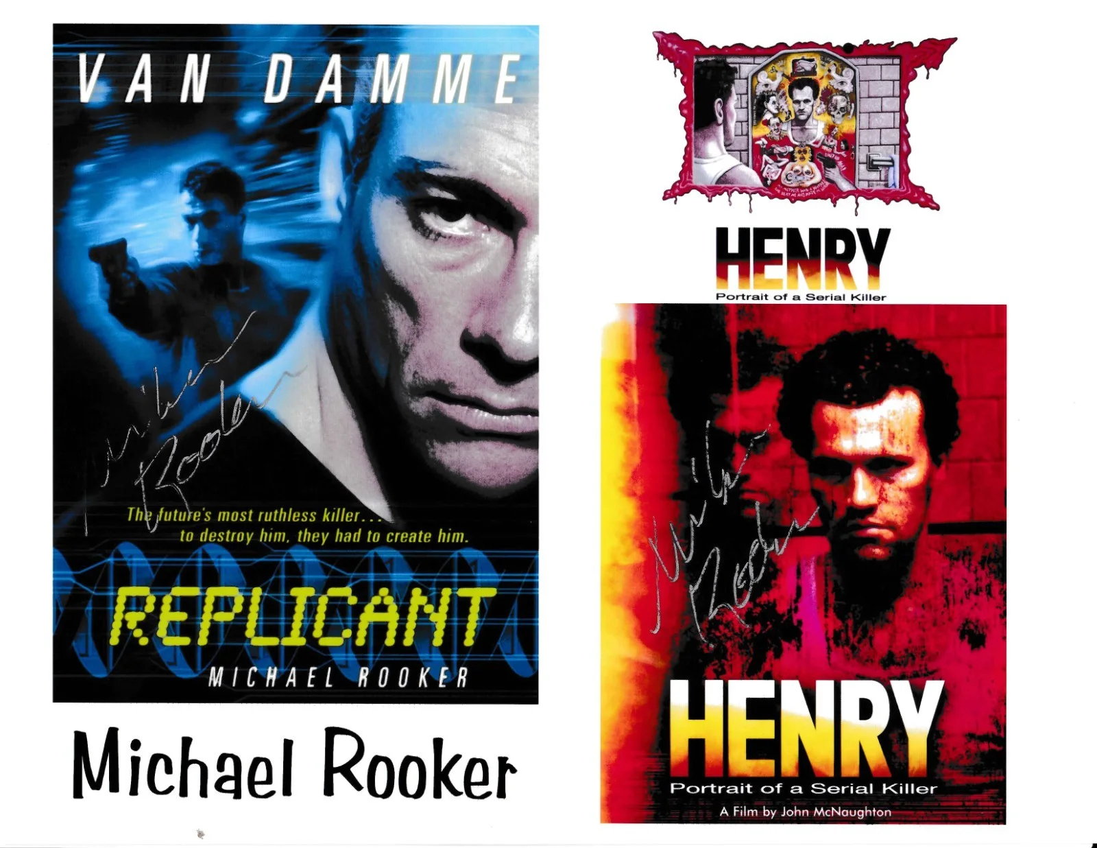 Michael Rooker — Michael Rooker Henry Portrait Of A Serial Killer Signed 8x10 Photo COA