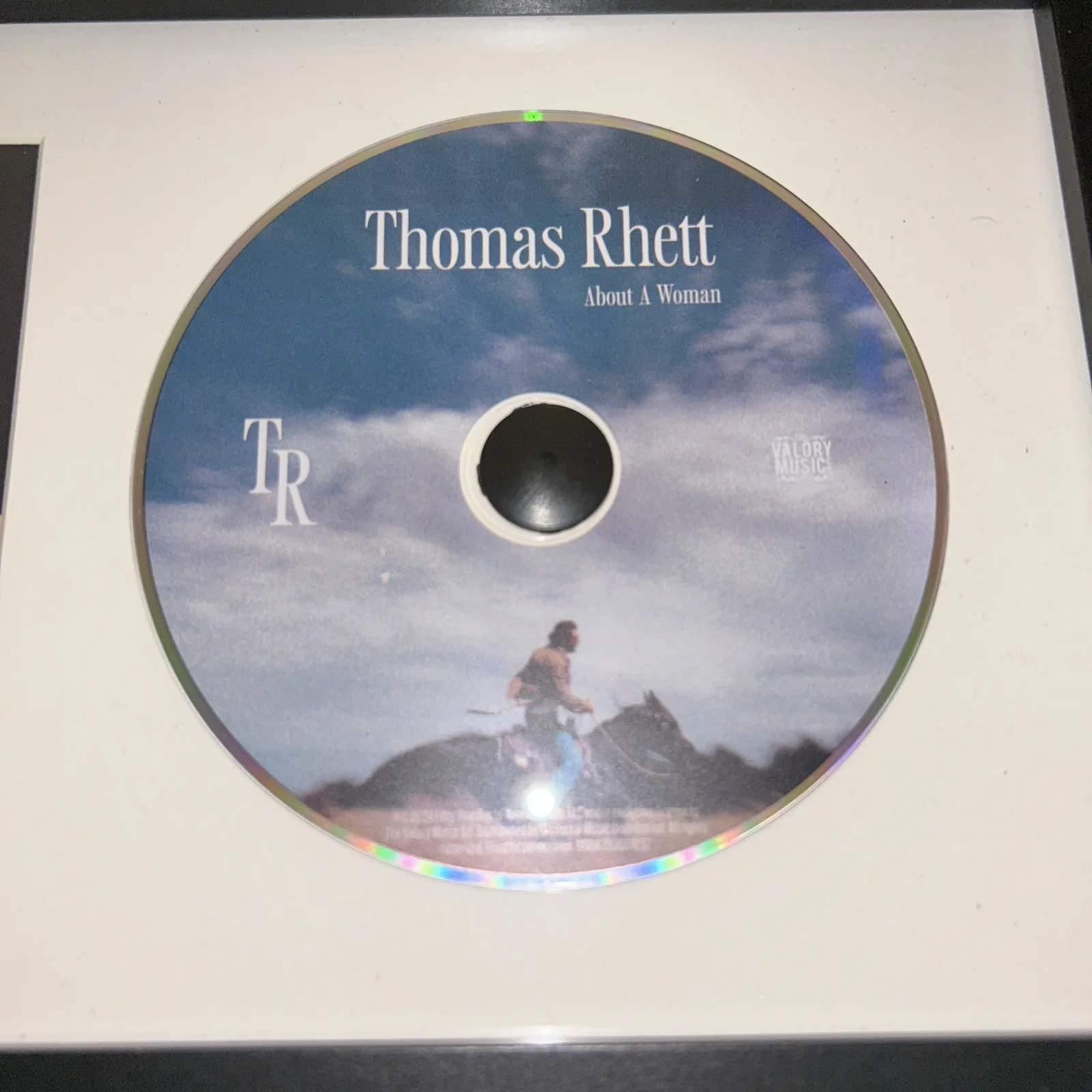 Thomas Rhett Signed CD Cover AUTOGRAPHED JSA COA Framed About A Woman, image 3