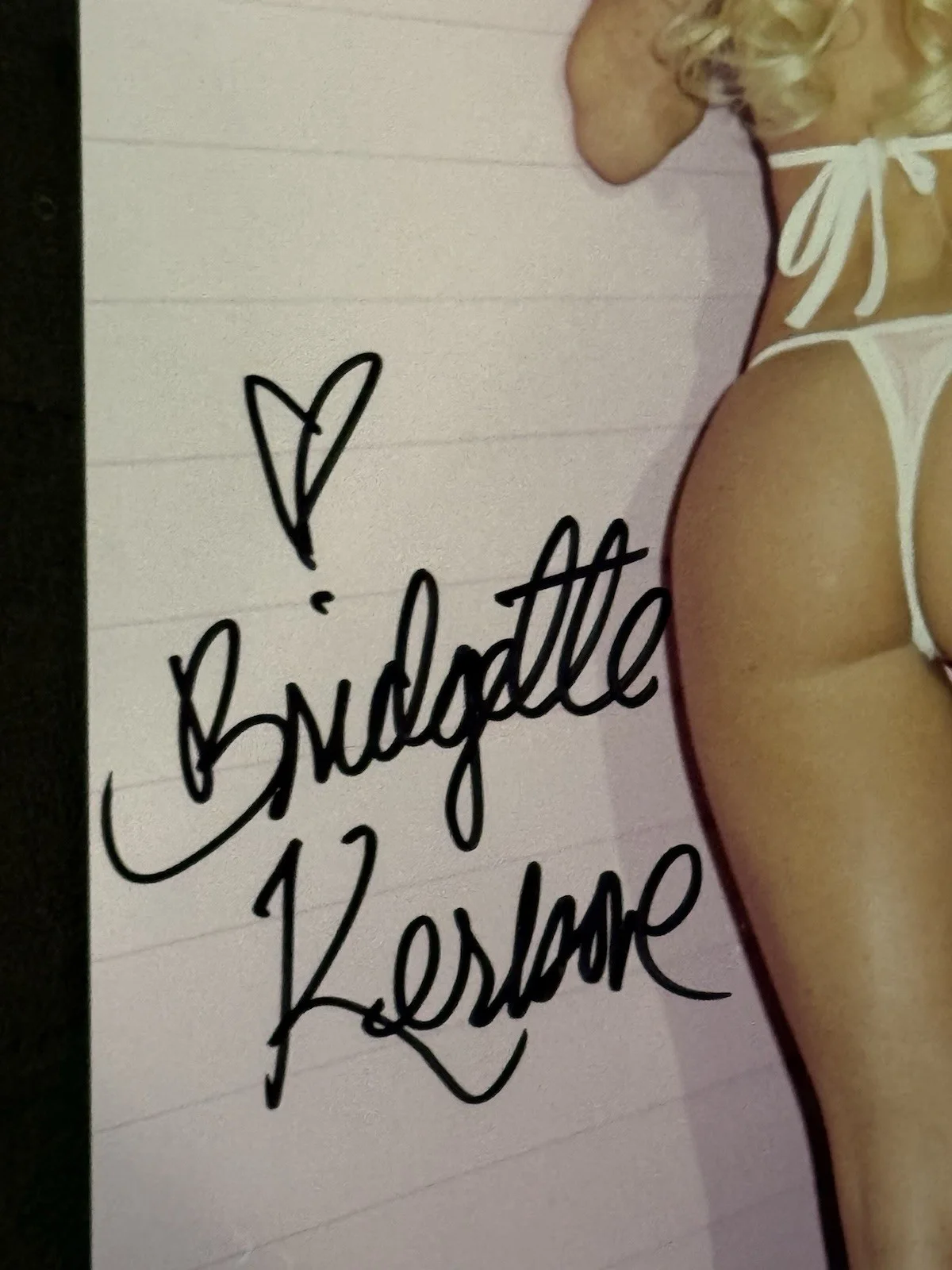 Bridgette Kerkove 🔥Adult STAR SIGNED 8X10 Candid PHOTO AUTOGRAPH Sexy AVN, изображение 2