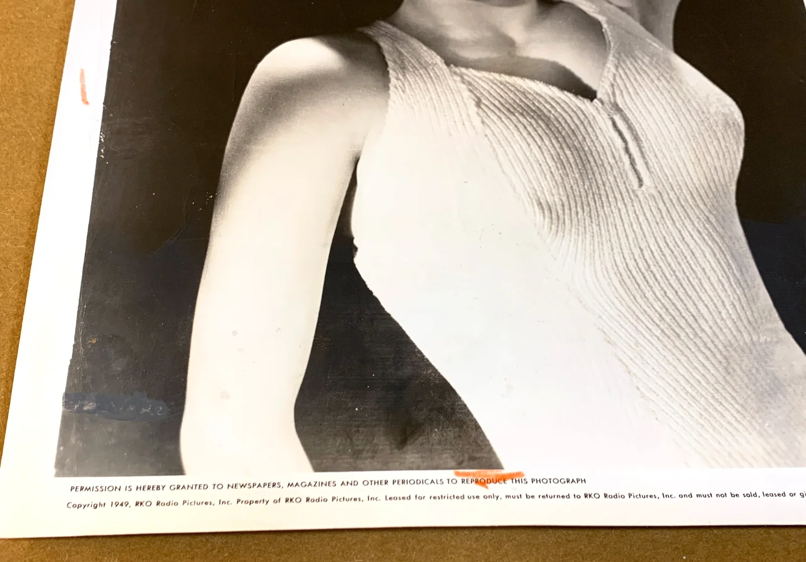 Vintage photograph Jane Russell used for Plain Dealer News Library, изображение 4