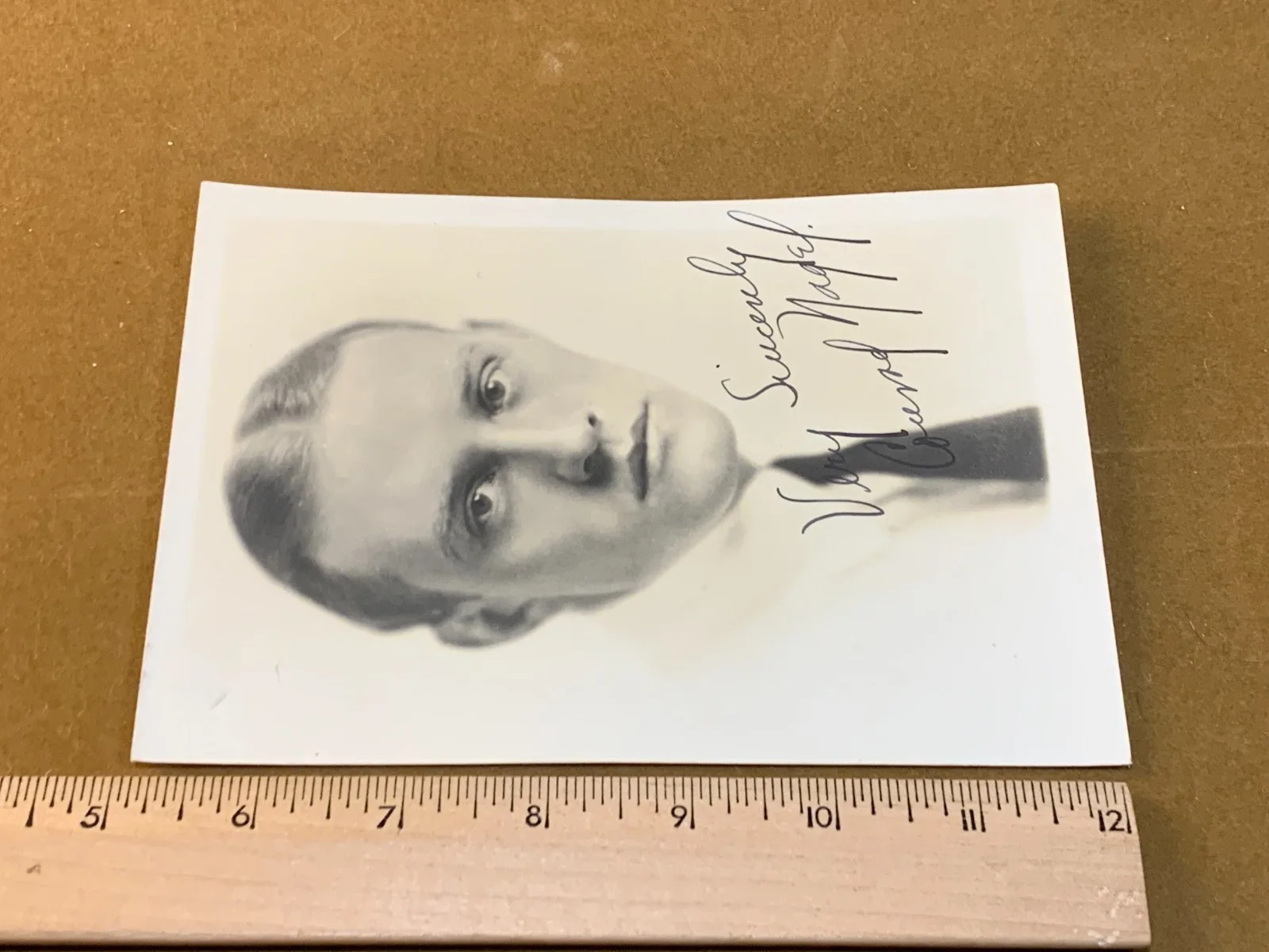 Vintage photograph of Conrad Nagel autographed / signed by the Actor, изображение 4