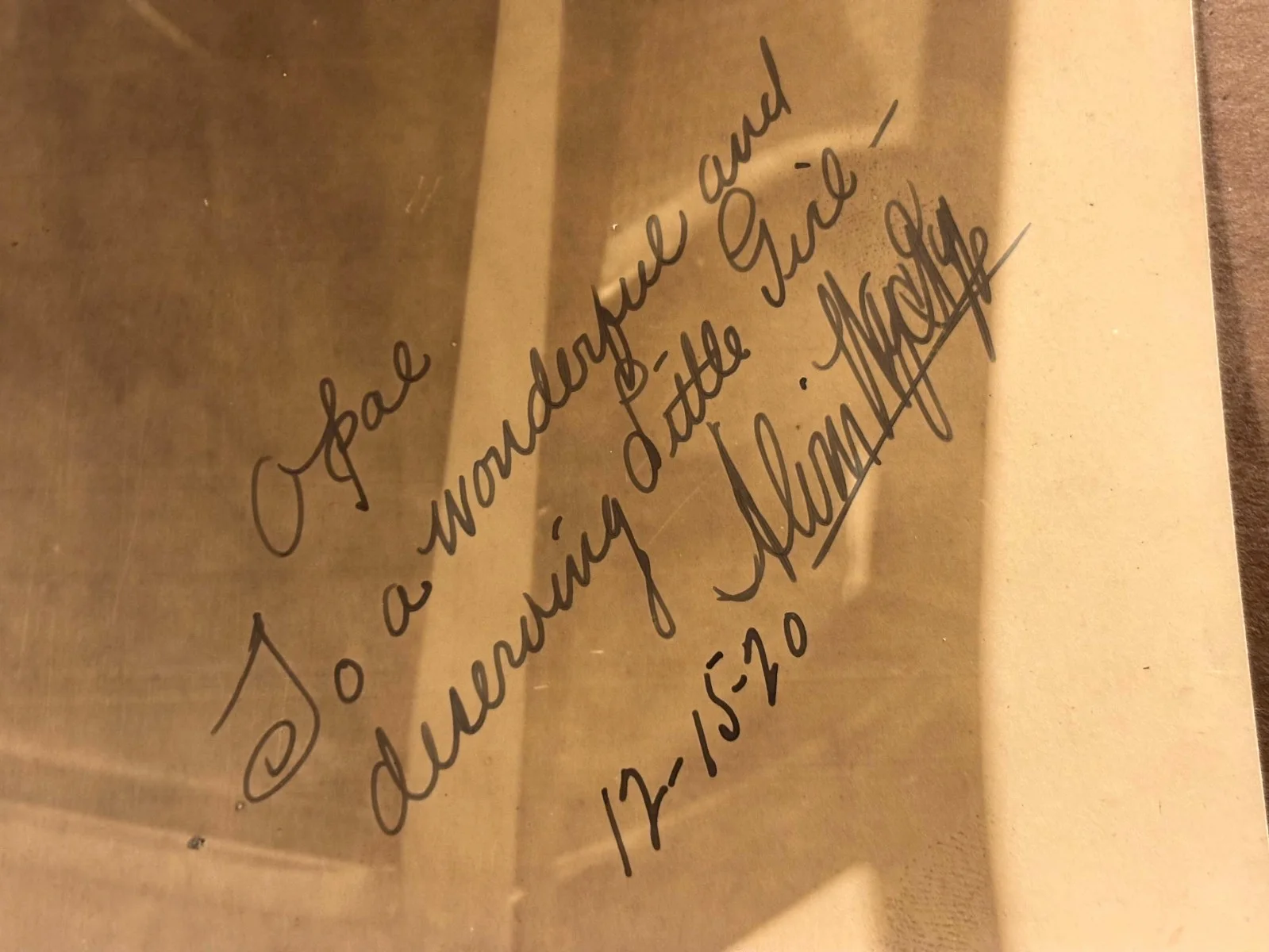 Alvin Wyckoff Ext Rare Very Early Autographed 7/9 Photo '20CinematographerDeMill, изображение 5