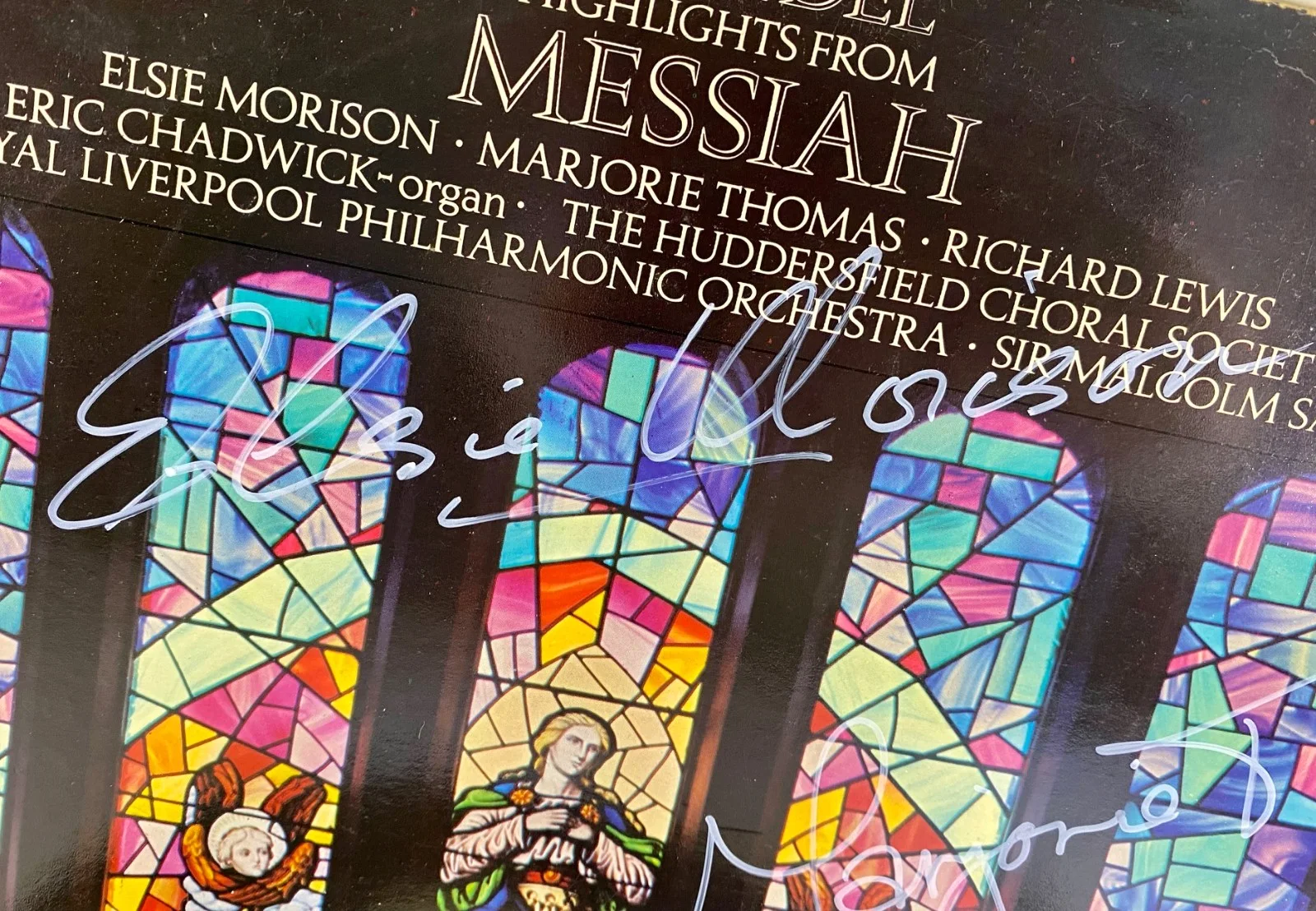 Handel's Messiah LP Signed By 5 Sir Malcom Sargent Elsie Morison Classical Opera, image 3