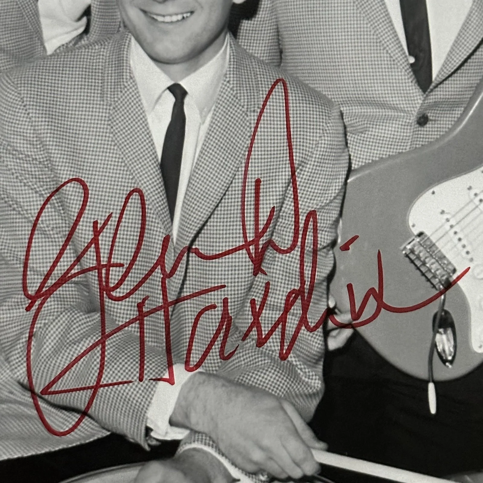 Glen Hardin Signed 8x10 Photo Elvis Presley Piano Player Buddy Holly Crickets, изображение 2