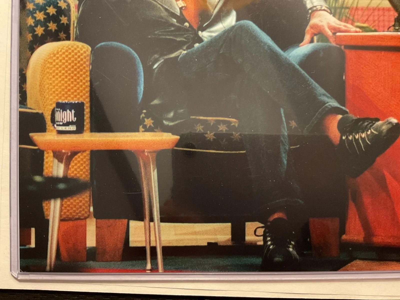 Jay Leno — Jay Leno Hand Signed 8x10 Photo (Dennis Rodman on show) w/ C.O.A., image 5