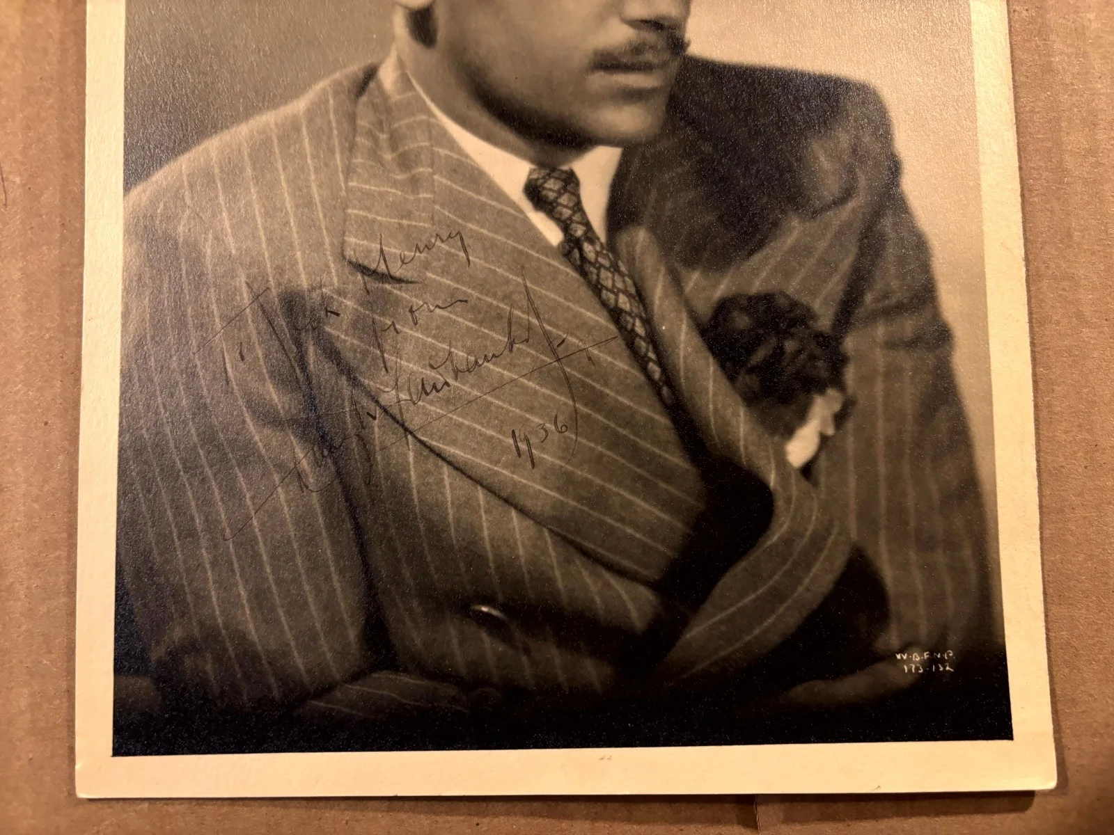 Douglas Fairbanks Jr Great Rare Very Early Autographed 8/10 Photo '36 Gunga Din, изображение 3