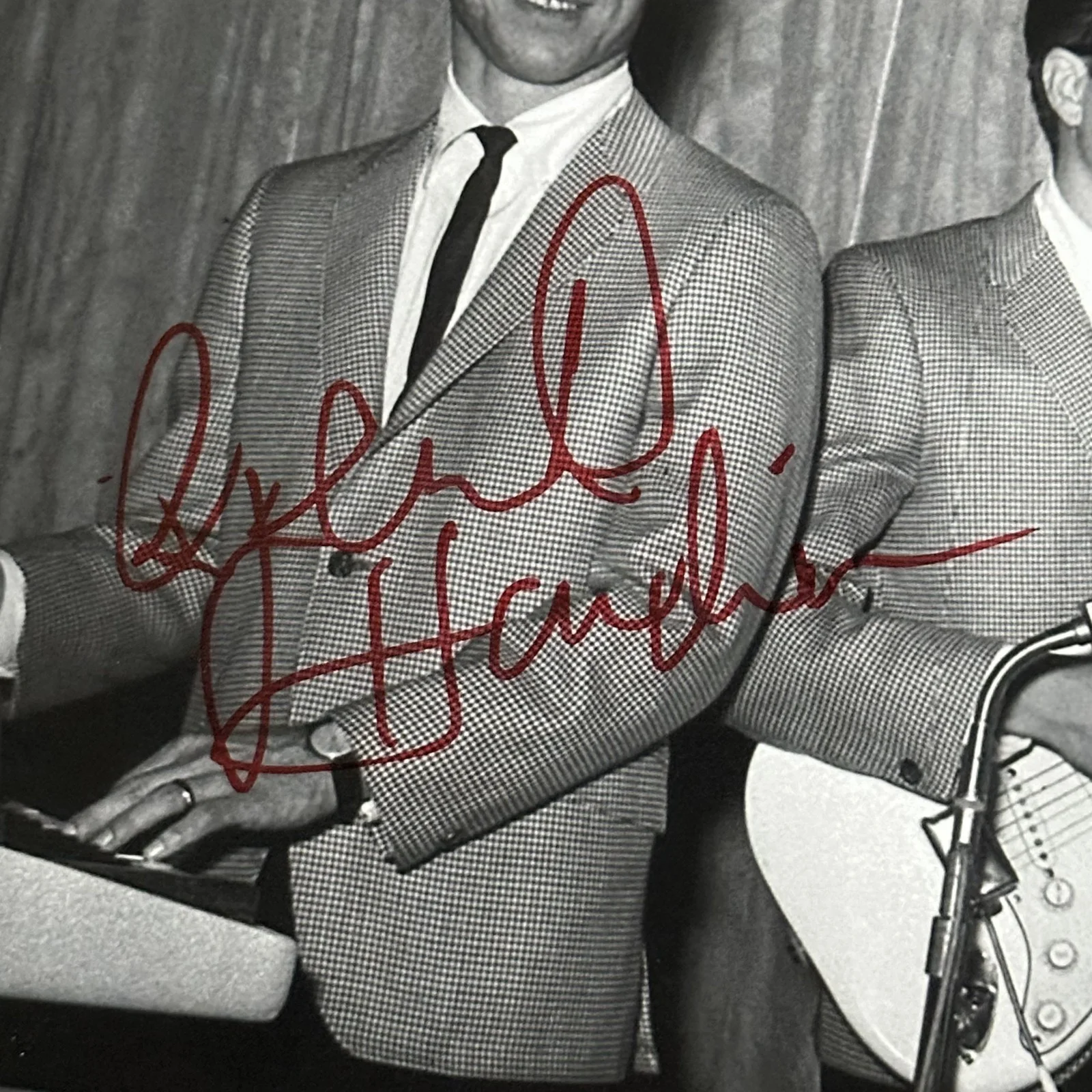 Glen Hardin Signed 8x10 Photo Elvis Presley Piano Player Buddy Holly Crickets, изображение 2
